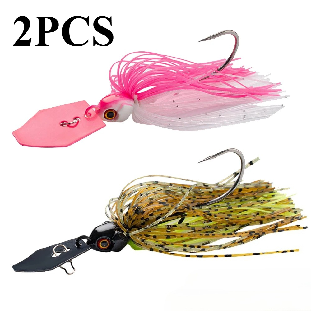 Fishing Lure Blade Bait - 2Pcs Spinner Bait 7g/9g/12g/14g/21g Fishing Lures