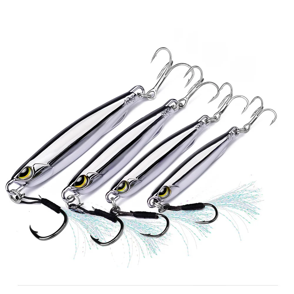 Fishing Lure Spoon - Metal Jig Bait 15g 20g 30g