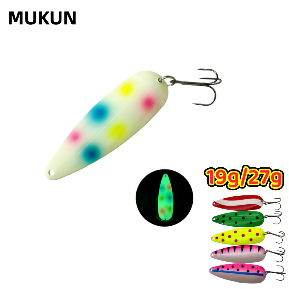 Fishing Lure Spoon - MUKUN Artificial Metal Fishing Lure Spinner