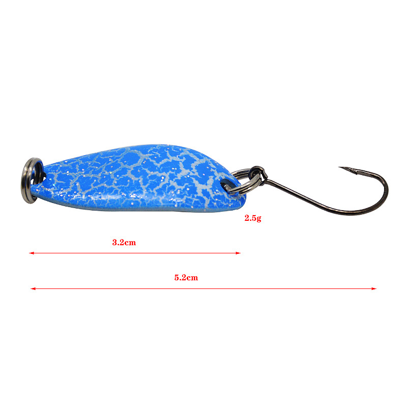 20 colors 3g metal fishing lur - Fishing Lure Spoon recension och pris