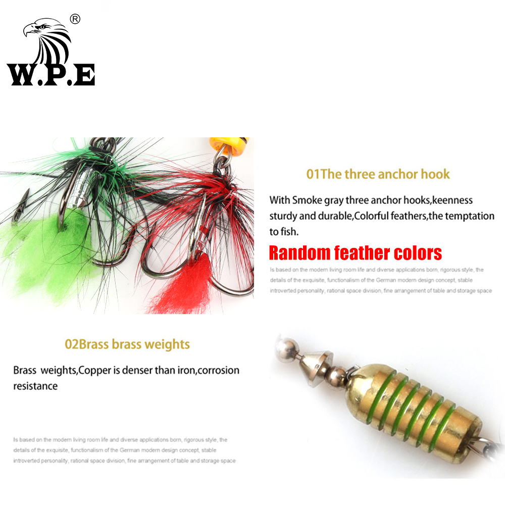 W.P.E KOMODO Spinner Lure 2pcs - Fishing Lure Spoon recension och pris