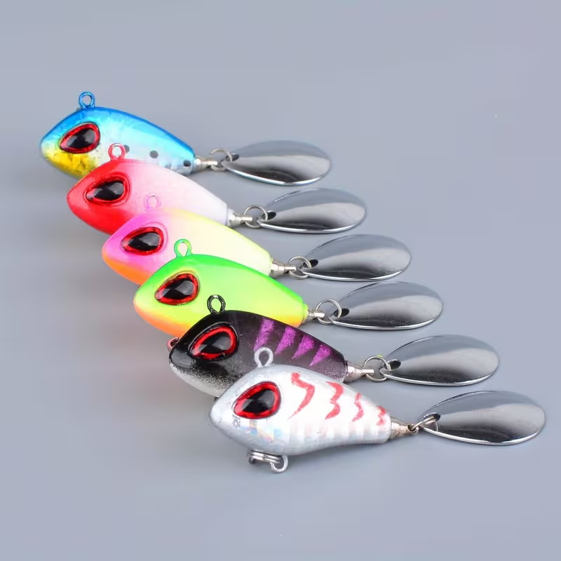 5/6pcs Mini VIB With Spoon Fis - Fishing Lure Spoon recension och pris