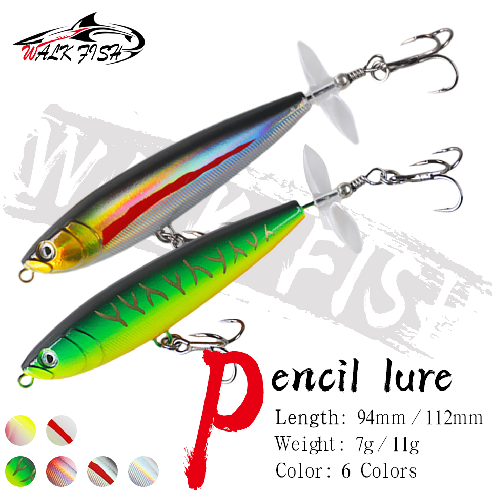 WALK FISH 7g/11g Pencil Bait S - Fishing Lure Buzzbait recension och pris
