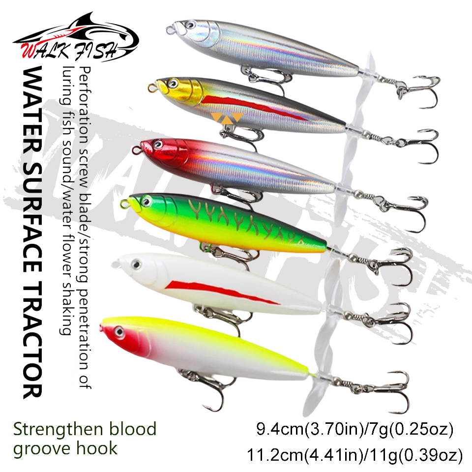 WALK FISH 7g/11g Pencil Bait S - Fishing Lure Buzzbait recension och pris