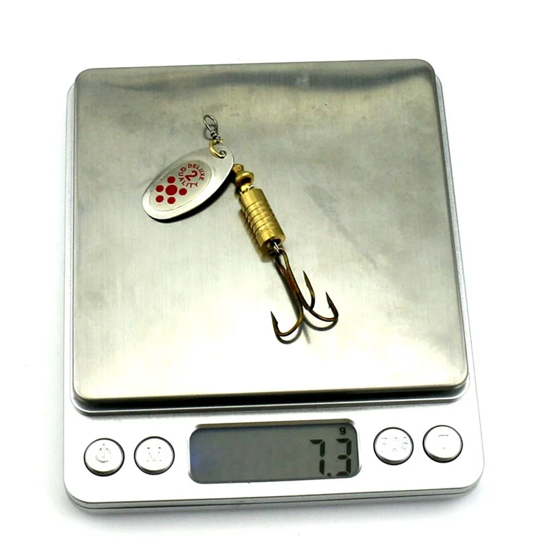 1PCS Metal Plating Spinner Bai - Fishing Lure Spoon recension och pris