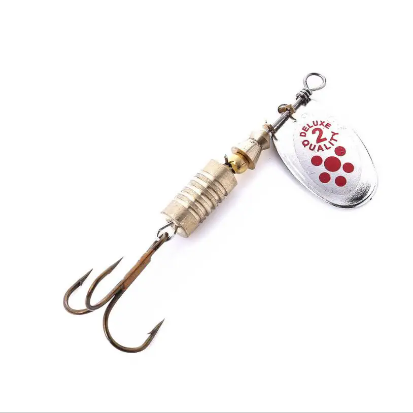 1PCS Metal Plating Spinner Bai - Fishing Lure Spoon recension och pris