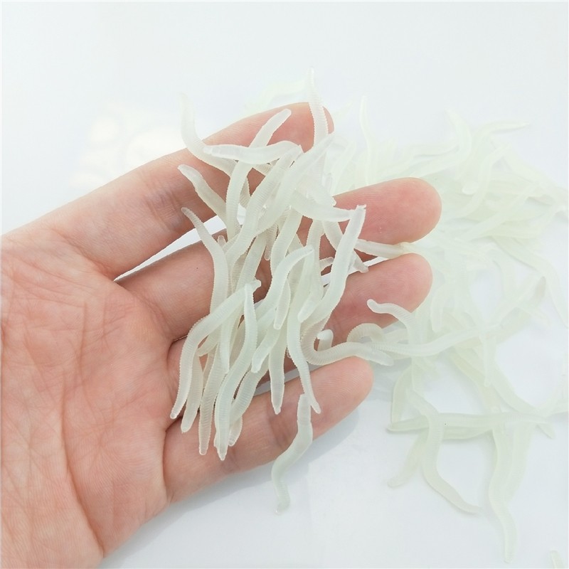 60pcs 4cm Fishing Silicone Lum - Fishing Lure Soft Plastic recension och pris