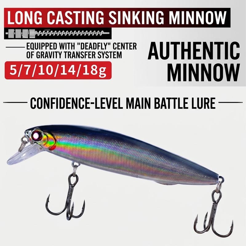 Sinking Minnow Fishing Lures,  - Fishing Lure Jerkbait recension och pris