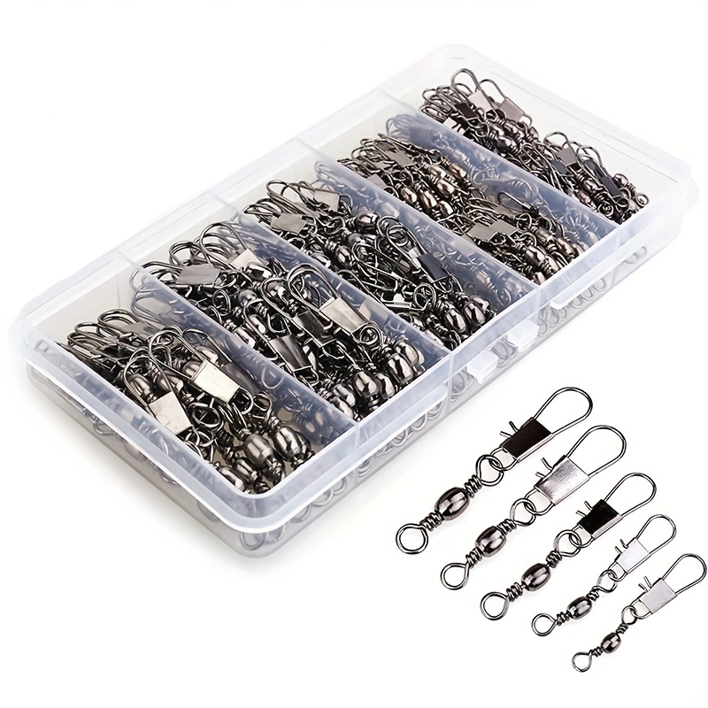 50/200pcs Barrel Snap Swivel F - Fishing Lure Spinnerbait recension och pris